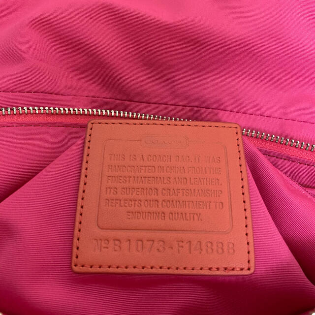 未使用 coach 馬車柄 ショルダーバッグ