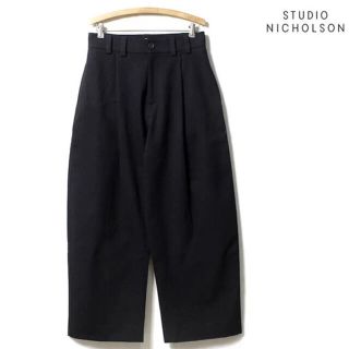 Peached Cotton Twill Volume Pleat Pant(スラックス)