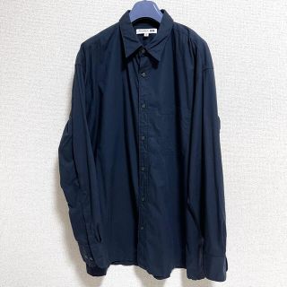 ユニクロ(UNIQLO)の美品UNIQLO JW ANDERSON オーバーサイズシャツ 紺 XL！(シャツ)