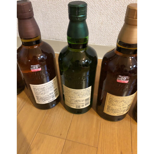 サントリー(サントリー)の山崎12年　白州12年　山崎シングルモルト 食品/飲料/酒の酒(ウイスキー)の商品写真