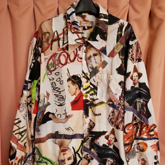 希少 美品 ヴィヴィアン ウエストウッド フリーワールド シャツ-