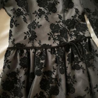 エムズグレイシー M’S GRASY リボン 黒 レース 花柄ワンピース 春夏