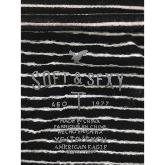 American Eagle(アメリカンイーグル)のAmerican eagle カットソー　used   レディースのトップス(カットソー(長袖/七分))の商品写真