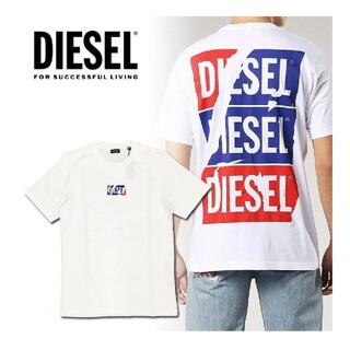 ディーゼル(DIESEL)のdiesel Tシャツ S ホワイト(Tシャツ/カットソー(半袖/袖なし))