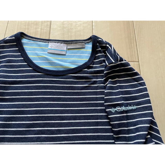 Columbia(コロンビア)のコロンビア　ロンT  ボーダー　ネイビー レディースのトップス(Tシャツ(長袖/七分))の商品写真