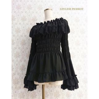 【新品タグ付き】ATELIER PIERROT 姫袖ブラウス(シャツ/ブラウス(長袖/七分))