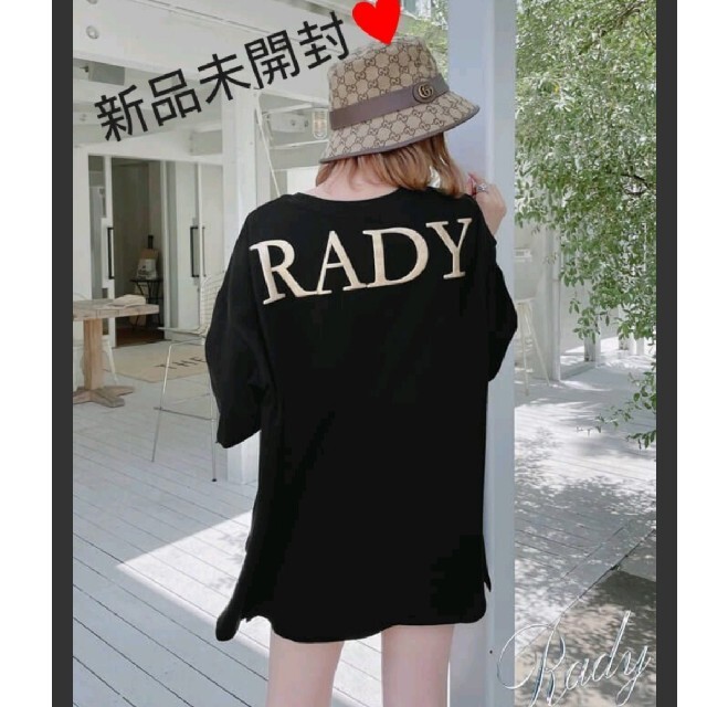 【新品】Rady　最新作♡バックロゴTシャツ　Ｍサイズ