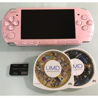 プレイステーションポータブル(PlayStation Portable)のPSP-3000  ブロッサムピンク(携帯用ゲーム機本体)