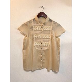 レイビームスレース刺繍ブラウス (シャツ/ブラウス(半袖/袖なし))