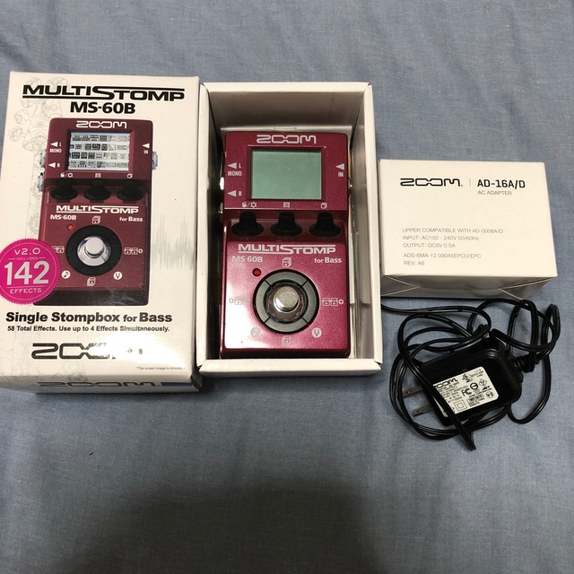 Zoom(ズーム)のZOOM  MS-60B ZOOM ＋AD−16A/D 楽器のベース(ベースエフェクター)の商品写真