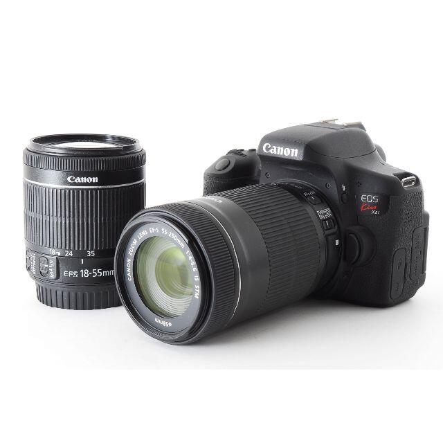 ほぼ新品】Canon EOS kiss X8i STM ダブルレンズキット ほぼ新品】Canon EOS kiss X8i STM ダブルレンズキット