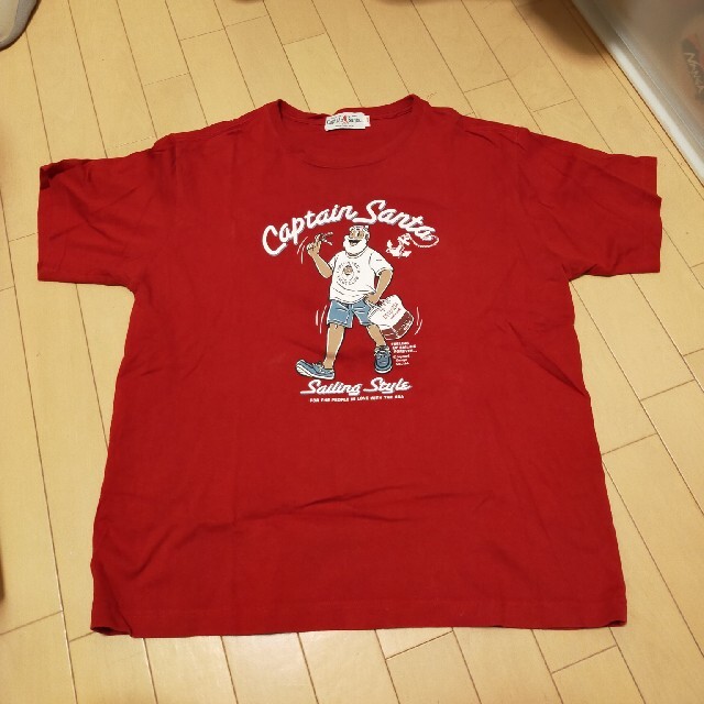 CAPTAIN SANTA(キャプテンサンタ)のキャプテンサンタ　Tシャツ(赤・XL) メンズのトップス(Tシャツ/カットソー(半袖/袖なし))の商品写真