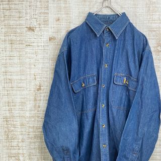 ポロラルフローレン(POLO RALPH LAUREN)の【POLO Ralph Lauren×ビンテージ90s】ブランドシャツ デニム(シャツ)