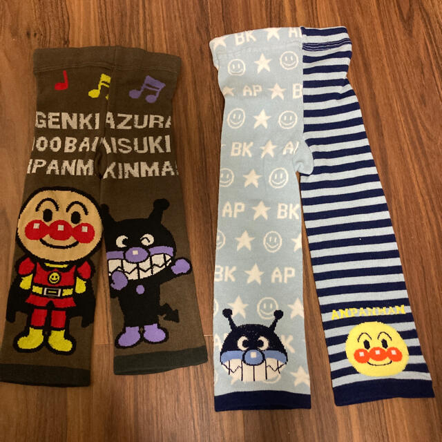 アンパンマン(アンパンマン)の冬物処分❗️アンパンマンスパッツ2枚 キッズ/ベビー/マタニティのキッズ服男の子用(90cm~)(パンツ/スパッツ)の商品写真