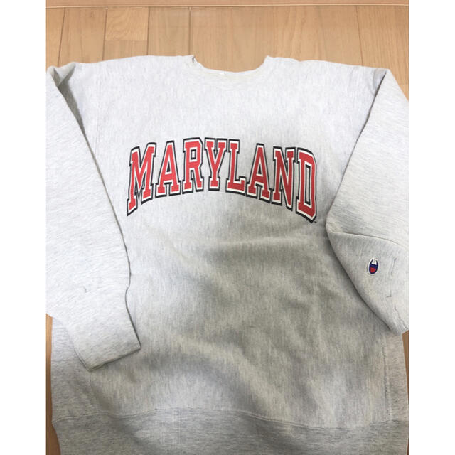 Champion(チャンピオン)のchampion リバースウィーブ　刺繍タグ　90s USA製 メンズのトップス(スウェット)の商品写真