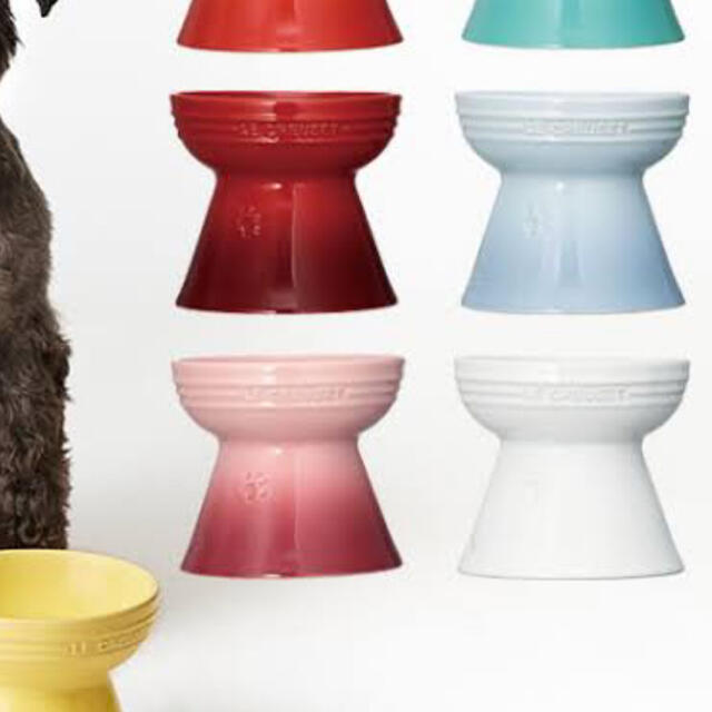 LE CREUSET(ルクルーゼ)のル・クルーゼ★ハイスタンドペットボウルフード給餌台 その他のペット用品(犬)の商品写真