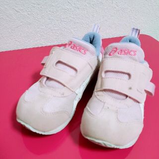 アシックス(asics)の最終値下げ中🐰💕asics　アイダホMini ピンク×ホワイト(スニーカー)