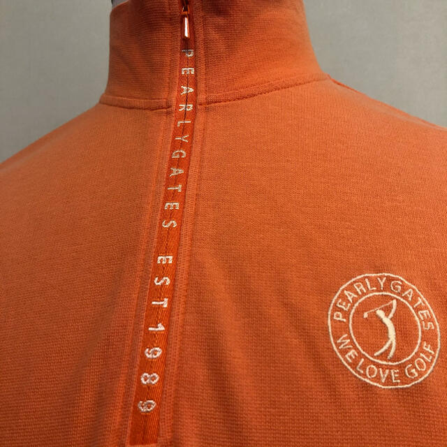 パーリーゲイツ ゴルフ ウェア シャツ オレンジ 日本製  サイズ5