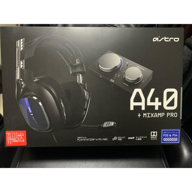 ASTRO Gaming PS4 PS5 ゲーミングヘッドセット A40TR