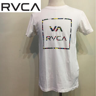 ルーカ(RVCA)のRVCA ルーカ ロゴ Tシャツ ホワイト Sサイズ (Tシャツ/カットソー(半袖/袖なし))