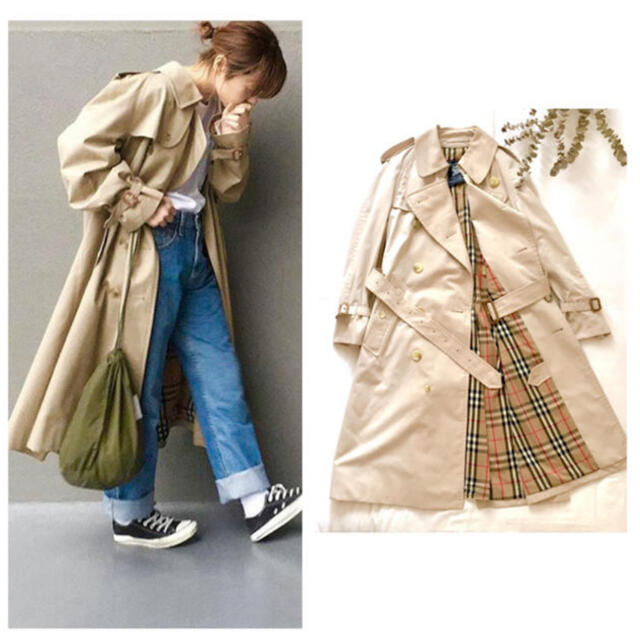 BURBERRY(バーバリー)のBurberry バーバリー　トレンチコート　値下げしました レディースのジャケット/アウター(トレンチコート)の商品写真