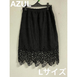 アズールバイマウジー(AZUL by moussy)のAZUL アズール　スカート　Lサイズ　タイトスカート(ひざ丈スカート)