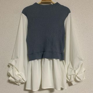 シマムラ(しまむら)の【専用】ボリュームスリーブドッキングプルオーバー【しまむら】(シャツ/ブラウス(長袖/七分))