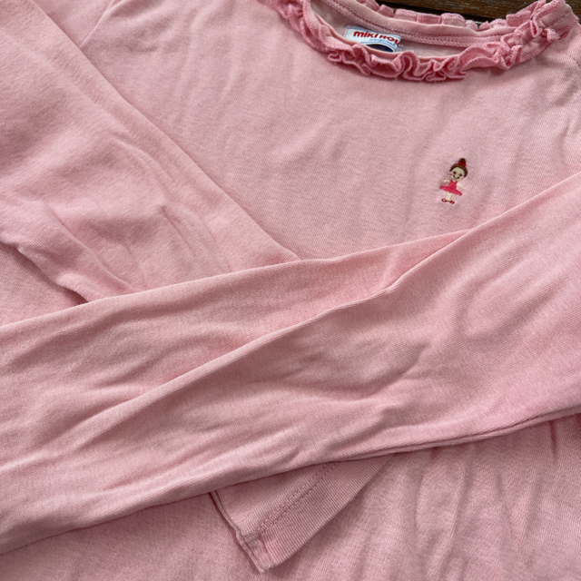 mikihouse(ミキハウス)のミキハウス　リーナ ちゃん　ピンク　ロンT 120cm キッズ/ベビー/マタニティのキッズ服女の子用(90cm~)(Tシャツ/カットソー)の商品写真