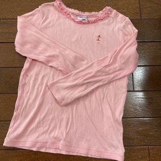 ミキハウス(mikihouse)のミキハウス　リーナ ちゃん　ピンク　ロンT 120cm(Tシャツ/カットソー)