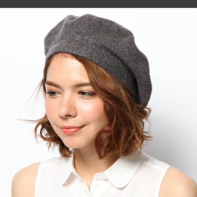 ROSE BUD(ローズバッド)のベレー帽 Black レディースの帽子(ハンチング/ベレー帽)の商品写真