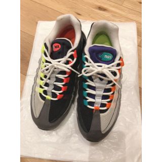 ナイキ(NIKE)のナイキ エアマックス95 OG グリーディー マルチ ネオン イエローグラデ(スニーカー)