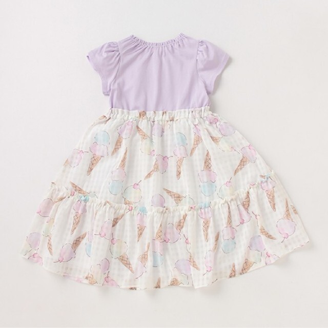 キッズ服女の子用(90cm~) 【値下】メゾピアノ アイス柄ドッキング