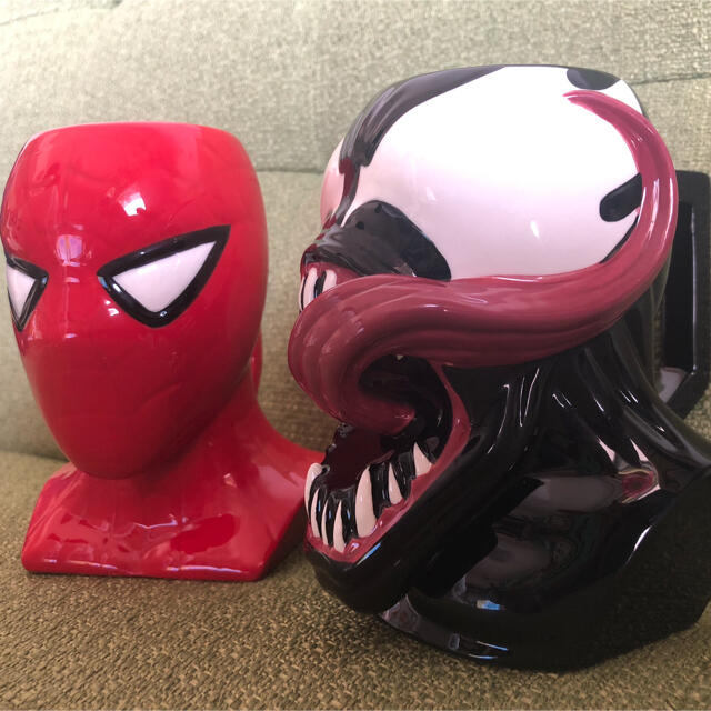 marvel マグカップ　スパイダーマン　ヴェノム　2個セット