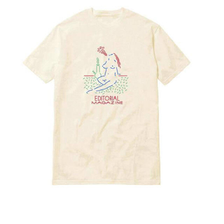ボンジュールレコーズ(bonjour records)の EDITORIAL MAGAZINE Tシャツ(Tシャツ(半袖/袖なし))