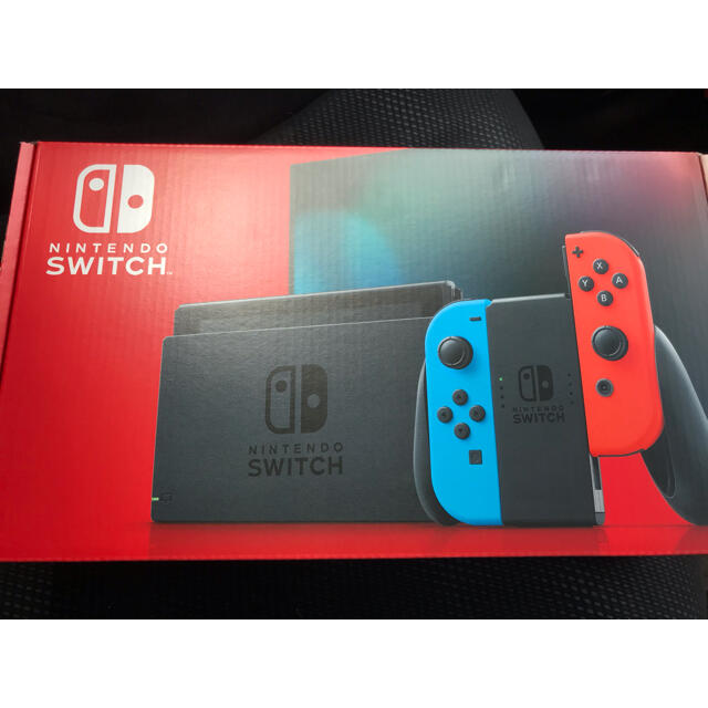 新品未開封　Nintendo Switch ネオンレッドネオンブルー新型スイッチ