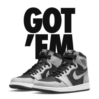 ナイキ(NIKE)のAIR JORDAN 1 RETRO HIGH OG shadow 26cm(スニーカー)