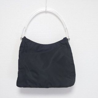 プラダ(PRADA)の【美品】プラダ PRADA ショルダーバッグ　ブラック(ショルダーバッグ)