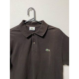 ラコステ(LACOSTE)のLACOSTE ポロシャツ　ダークブラウン(ポロシャツ)