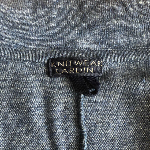 LARDINI ラルディーニ コットンニットジャケット ネイビー LARDINI ラルディーニ コットンニットジャケット ネイビー