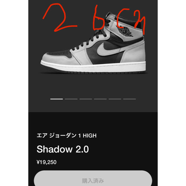 NIKE AIR JORDAN 1 HIGH OG "SHADOW 2.0"