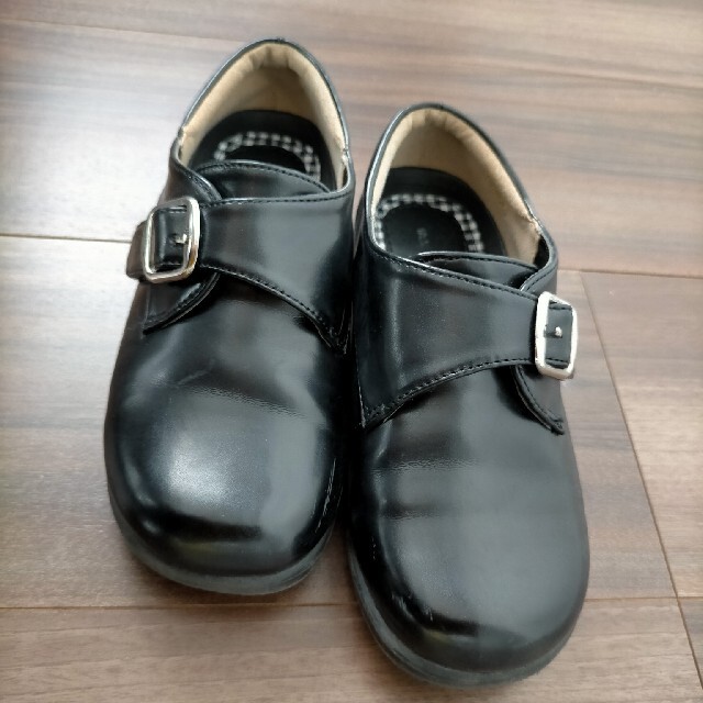 イオン フォーマルシューズ 19cm 黒 キッズ/ベビー/マタニティのキッズ靴/シューズ(15cm~)(フォーマルシューズ)の商品写真
