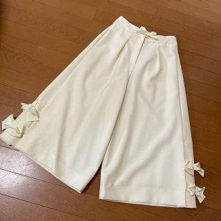 美品　m's gracy エムズグレイシー　ワイドガウチョパンツ