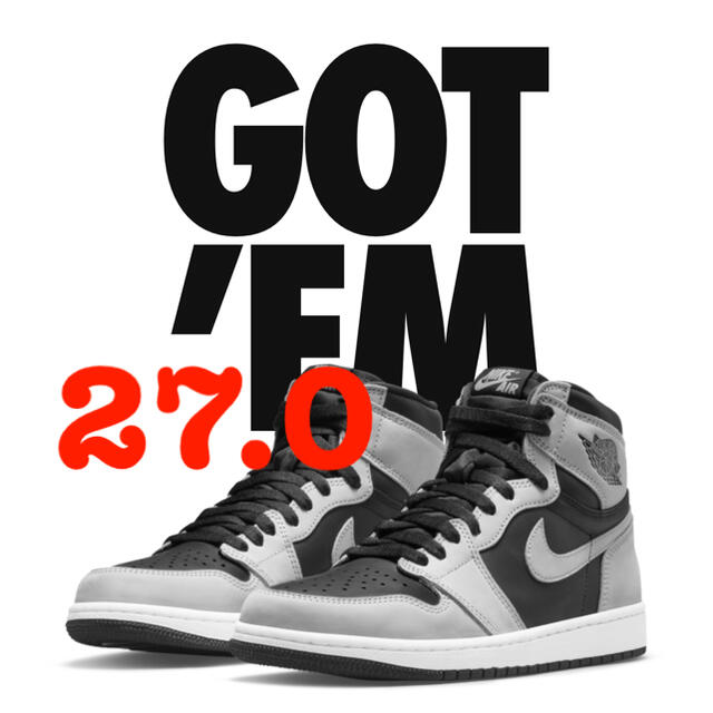 スニーカーAIR JORDAN 1 RETRO HIGH OG “SHADOW 2.0”