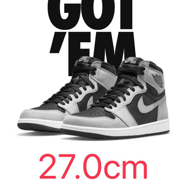 NIKE Air Jordan 1 Shadow 2.0 / 27.0cm