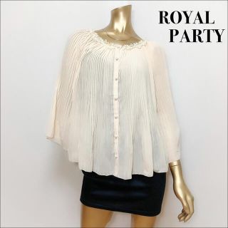 ロイヤルパーティー(ROYAL PARTY)のROYAL PARTY プリーツ ブラウス＊リエンダ RESEXXY デュラス(シャツ/ブラウス(長袖/七分))