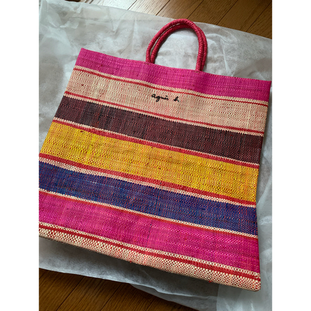 IENA(イエナ)のIENA アニエスベー　ボヤージュ　madagascar raffia バッグ レディースのバッグ(かごバッグ/ストローバッグ)の商品写真
