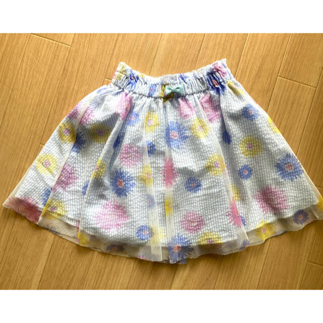 motherways(マザウェイズ)の花柄スカート キッズ/ベビー/マタニティのキッズ服女の子用(90cm~)(スカート)の商品写真