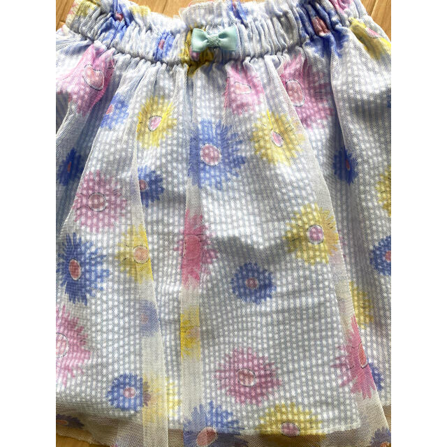 motherways(マザウェイズ)の花柄スカート キッズ/ベビー/マタニティのキッズ服女の子用(90cm~)(スカート)の商品写真