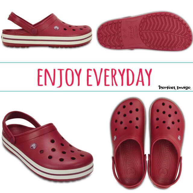 crocs(クロックス)のアウトレット品 クロックス クロックバンド ざくろ W7 23cm〜 レディースの靴/シューズ(サンダル)の商品写真