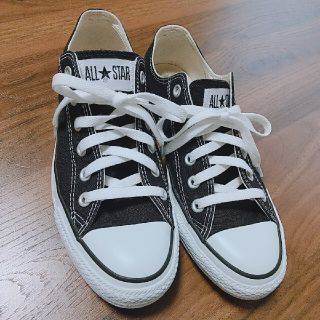 コンバース(CONVERSE)のコンバース スニーカー 黒 25.0(スニーカー)